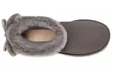 UGG Classic Double Bow Mini Charcoal