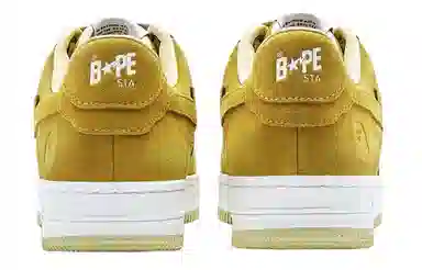 A BATHING APE STA Low Yellow