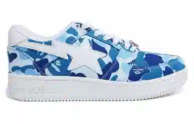 A BATHING APE ABC Camo Bape Sta Low Blue