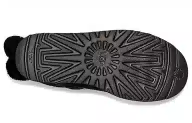 UGG Mini Bailey Bow Pom Black