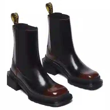 Dr. Martens Chelsea Boots Black Red