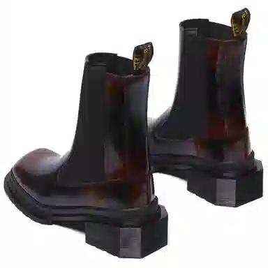 Dr. Martens Chelsea Boots Black Red
