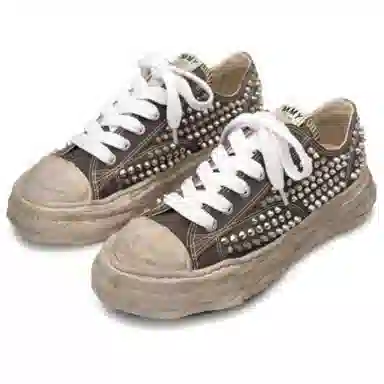 MIHARA YASUHIRO Canvas Low Sneakers