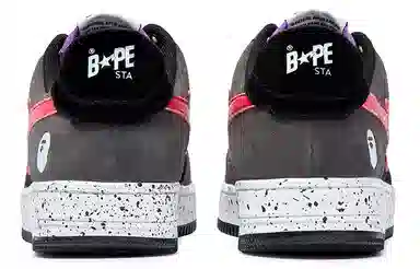 Bape STA Low Grey Pink
