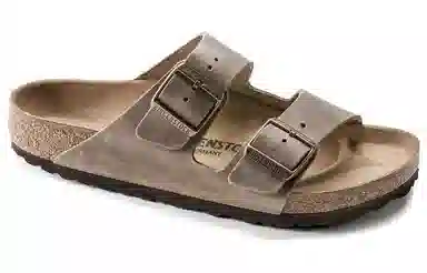 Birkenstock Soft Leather Platform Sandals Tobacco Brown