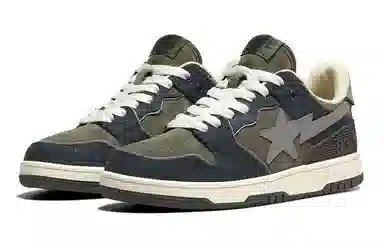 A BATHING APE SK8 STA Olive
