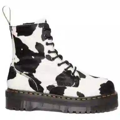 Dr.Martens Casual Short Boots Black White