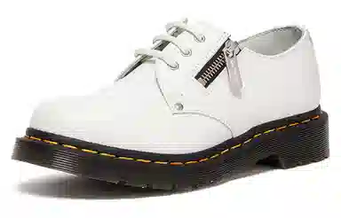 Dr. Martens 1461 Twin Zip White