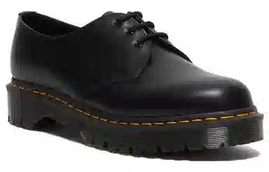 Dr. Martens Suede Clogs Black