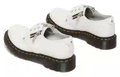 Dr. Martens 1461 Twin Zip White