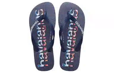 Havaianas Logomania Print Navy