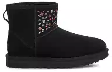 UGG Classic Mini Stud II Black Women's