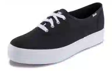 Keds Breathable Platform Canvas Sneakers Black