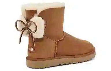UGG Classic Double Bow Mini Brown