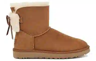 UGG Classic Double Bow Mini Brown