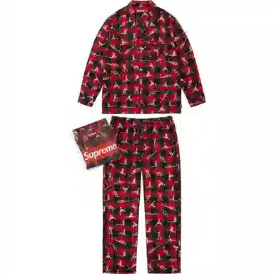 Supreme x Hanes FW25 Holiday Pajama Set