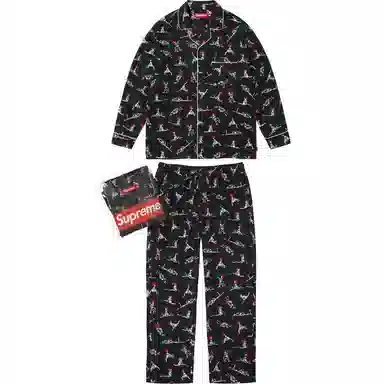 Supreme x Hanes FW25 Holiday Pajama Set