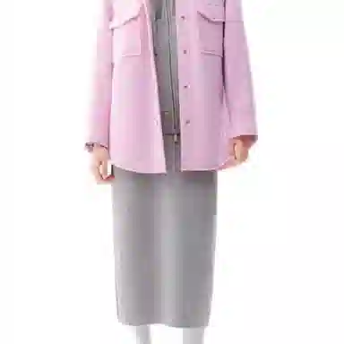 Peacebird x Prince High Waist Skirt Light Grey