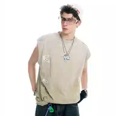 BJHG Soft Cotton Sleeveless Vest