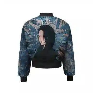 WANNA LAB FW25 Sea Monster Bomber Cotton Jacket
