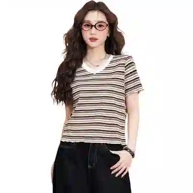 Baleno V-Neck Striped Tee