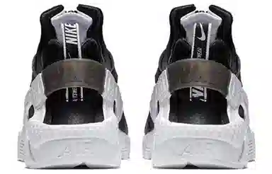 Nike Huarache Run Zip Black White