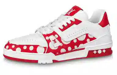 Yayoi Kusama x Louis Vuitton Trainer White Red