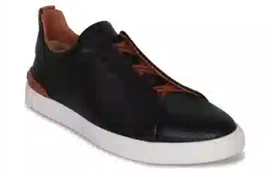 Zegna Triple Stitch Black