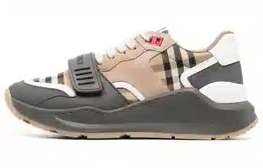 Burberry Vintage Low-Top Sneakers Grey Brown