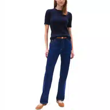 Tommy Hilfiger Soft Logo Crew Neck Tee Navy