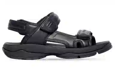Balenciaga Tourist Sandals Black
