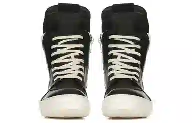 Rick Owens High Top Sneakers Black