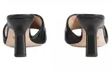 Gucci Double G Black Slides