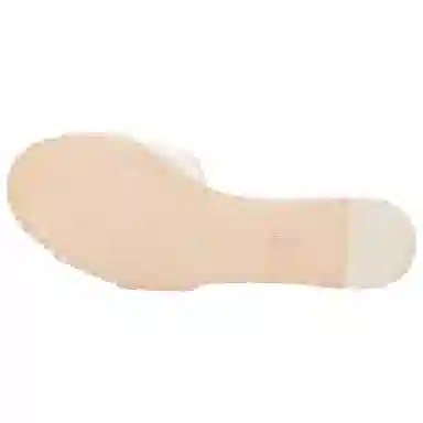 CHANEL Leather Slide Sandal Beige