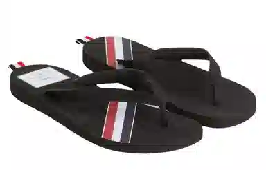 Thom Browne Flip Flops Black