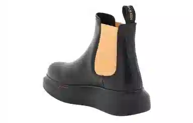 Alexander McQueen Hybrid Chelsea Boots Black
