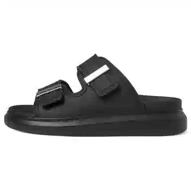 Alexander McQueen Hybrid Slides Black