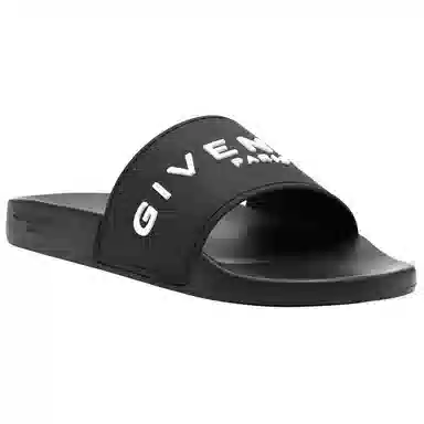 Givenchy Slides Black White