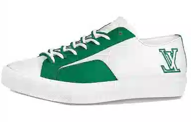 Louis Vuitton Tattoo Low Sneakers White Green