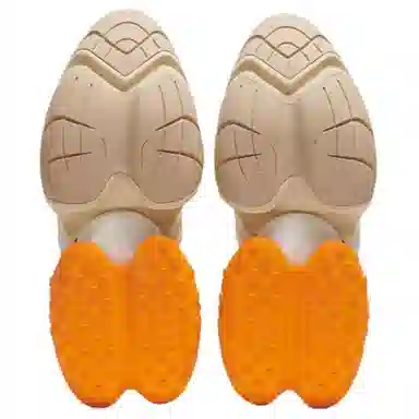 Balmain Low-Top White Orange