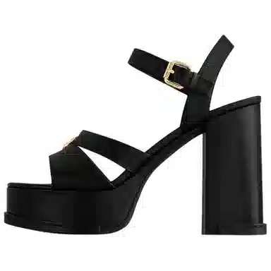 LOUIS VUITTON MAYA HEELED PLATFORM 7.5cm