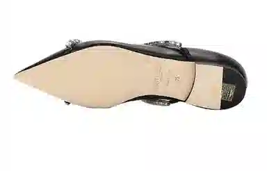 Jimmy Choo Genevi Flat Black