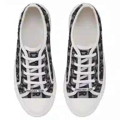 DIOR Walk'n'Dior Canvas Low Top Black