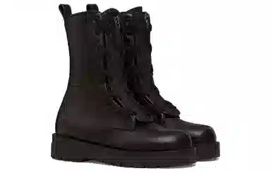 Valentino Martin Boots Black