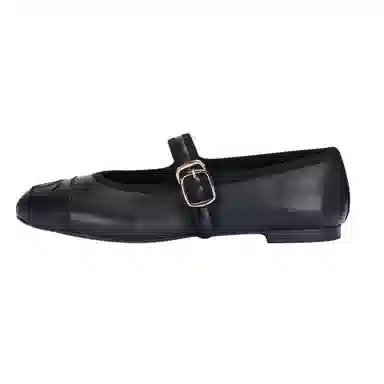 CHANEL 24S Mary Jane Flat Black