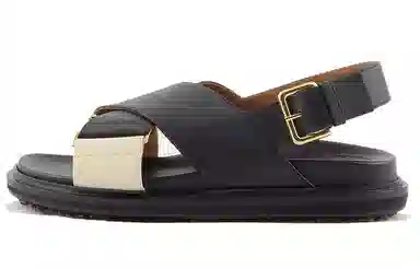 MARNI Fussbett Black White