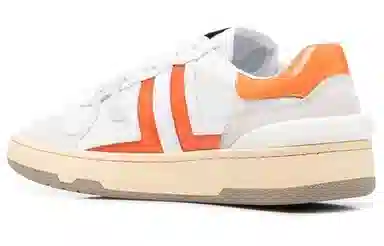 Lanvin Fashion Sneakers White Orange