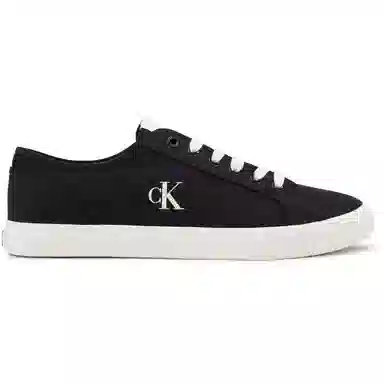 Calvin Klein Low Canvas Sneakers Black/White