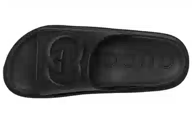 Gucci Rubber Slide Sandals Black