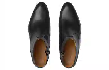 Gucci Leather Ankle Boots Black